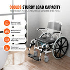 Shower Commode Wheelchair
