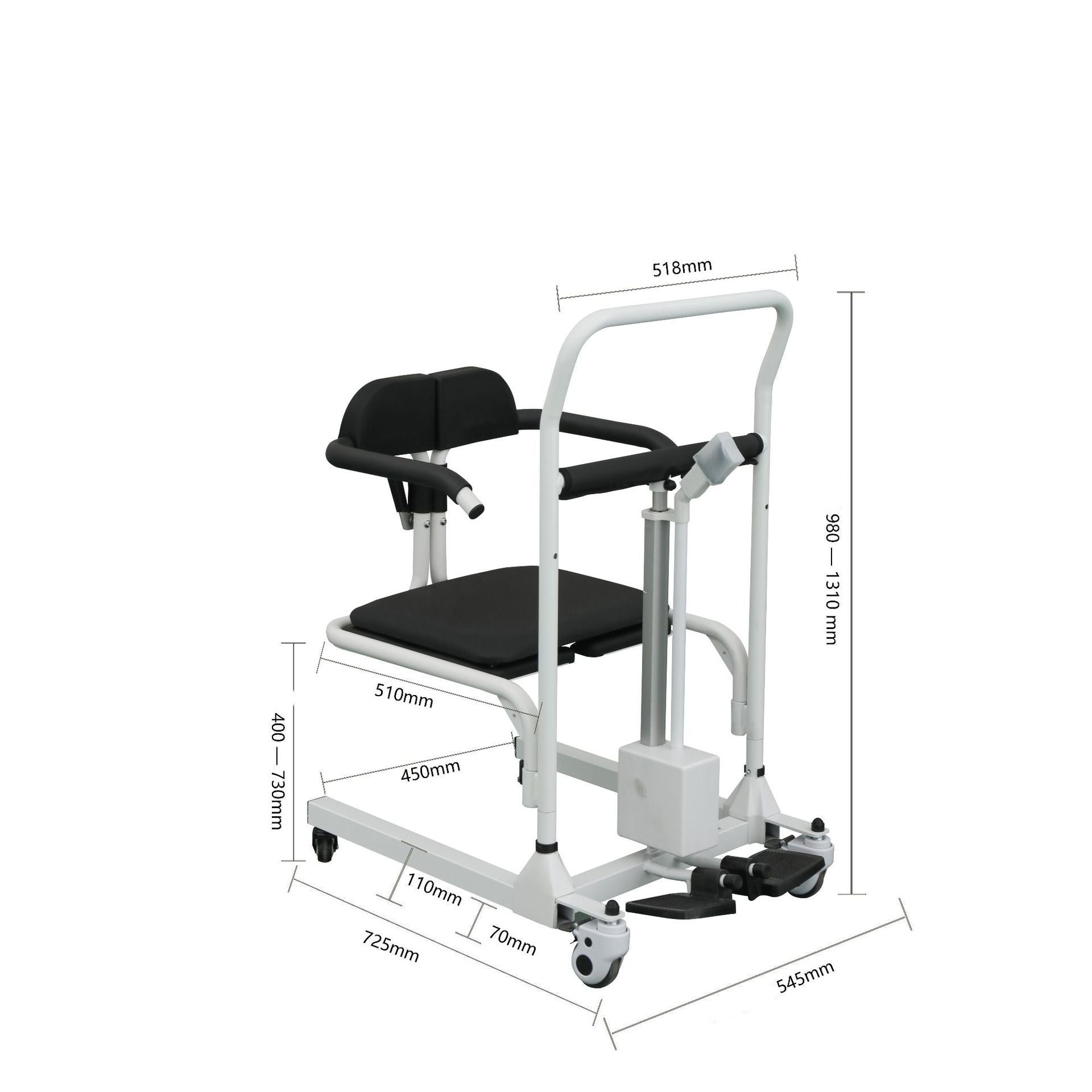 Patient Transfer Lift Wheelchair