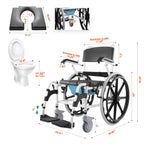 Shower Commode Wheelchair
